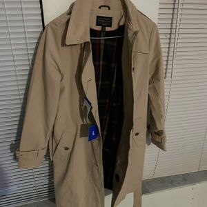 PENDLETON Classic Tan Belted Button Front Jacket L